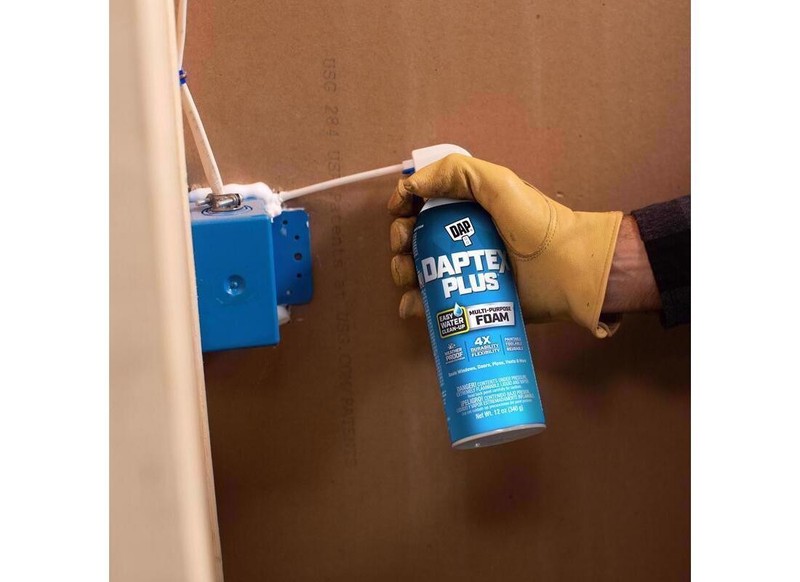 DAP 18836 DAPTEX PLUS MULTI-PURPOSE FOAM SEALANT - 12 OZ White gallery