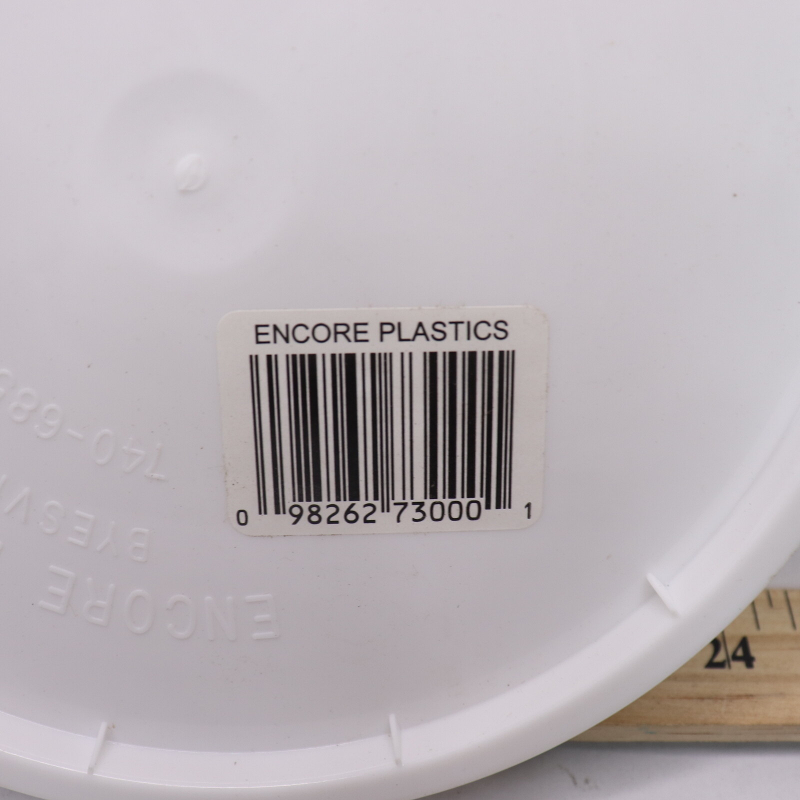 Encore Plastics Pail Pry-Off Lid Plastic White 1-Gallon 10000 gallery