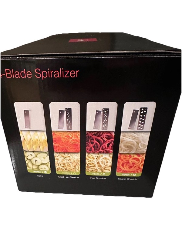 Vegetable Slicer / Spiralizer New in box Paderno World Cuisine 4-Blade Folding gallery