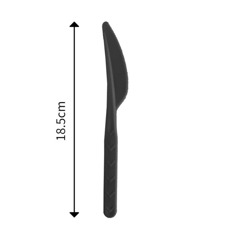Reusable Plastic Cutlery (18.5cm) - Strong & Durable in Knifes Forks Spoons Mix gallery