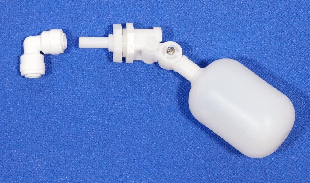 Tank Shutoff Float Ball Valve For 1/4 Push To Connect Drinking Water Tubing Fish gallery