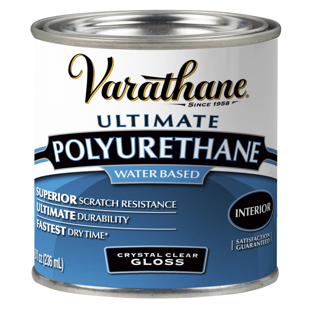 Varathane Ultimate Water Based Polyurethane Gloss Half Pint Interior Finish
