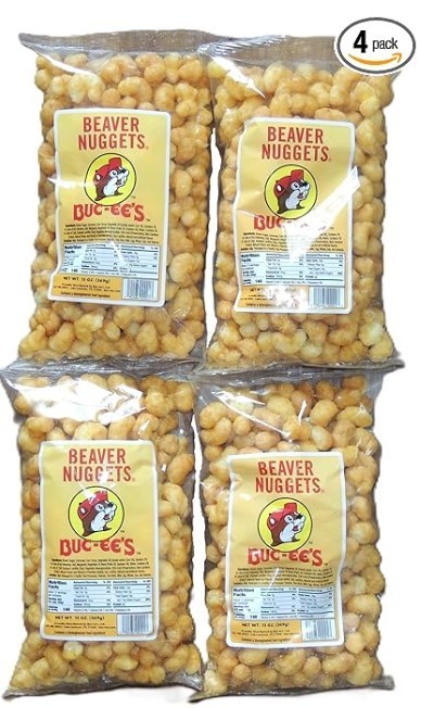 4 PACK Buc-ee's Famous Beaver Nuggets Fresh Sweet Corn Puff Snacks gallery