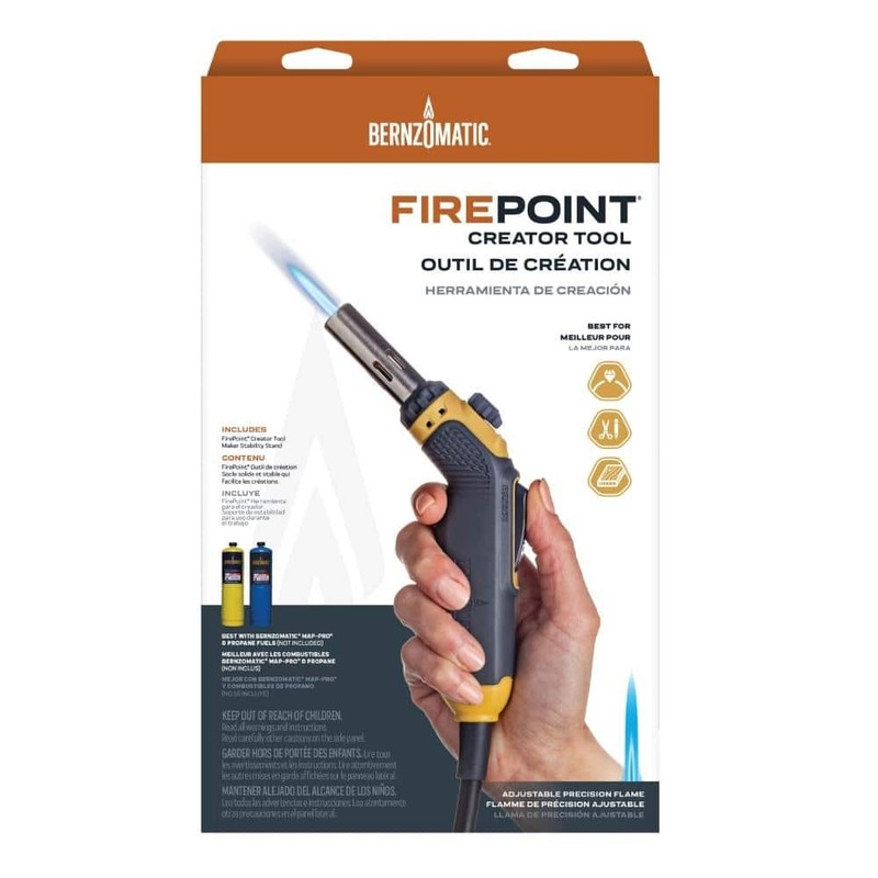 Bernzomatic FirePoint Creator Tool w/ 41in Hose Stand for MAP-Pro & Propane Gas gallery
