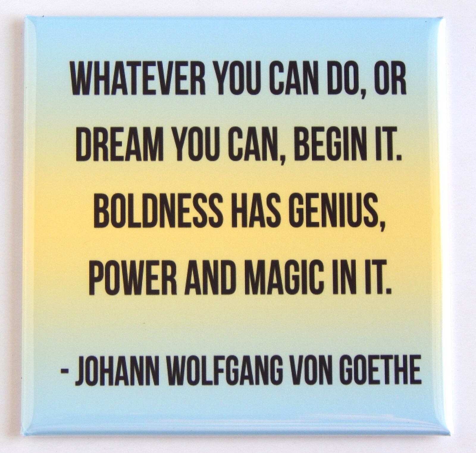 "Whatever You Can Do..." FRIDGE MAGNET inspirational quote gallery