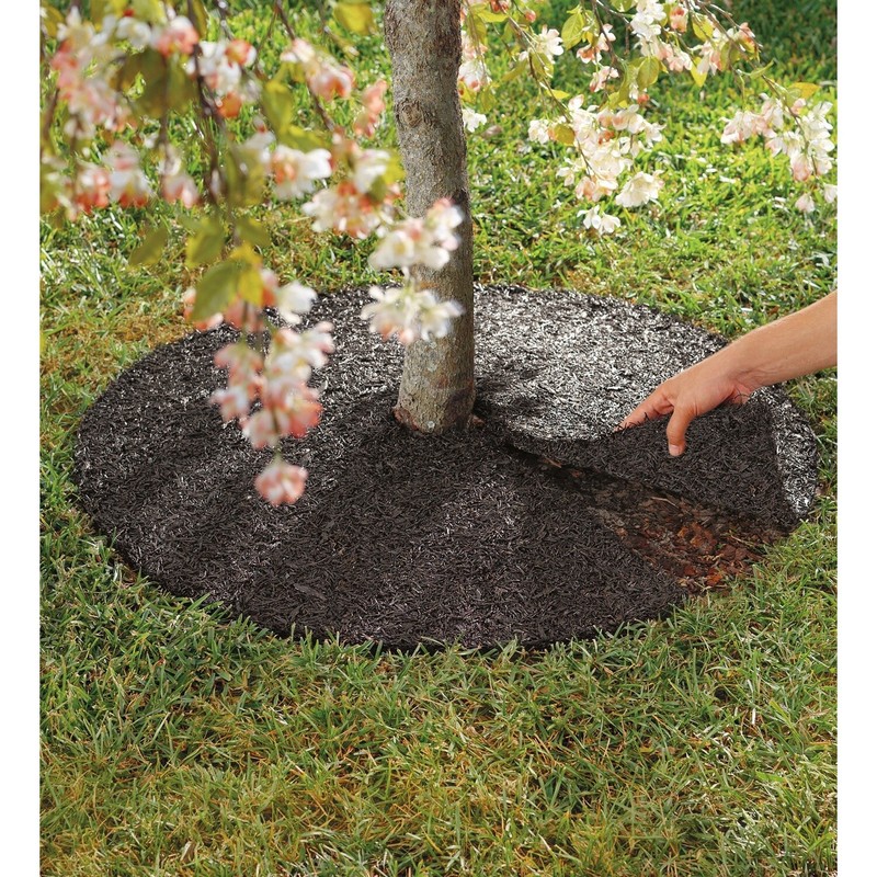 Permanent Mulch Recycled Rubber Tree Ring gallery
