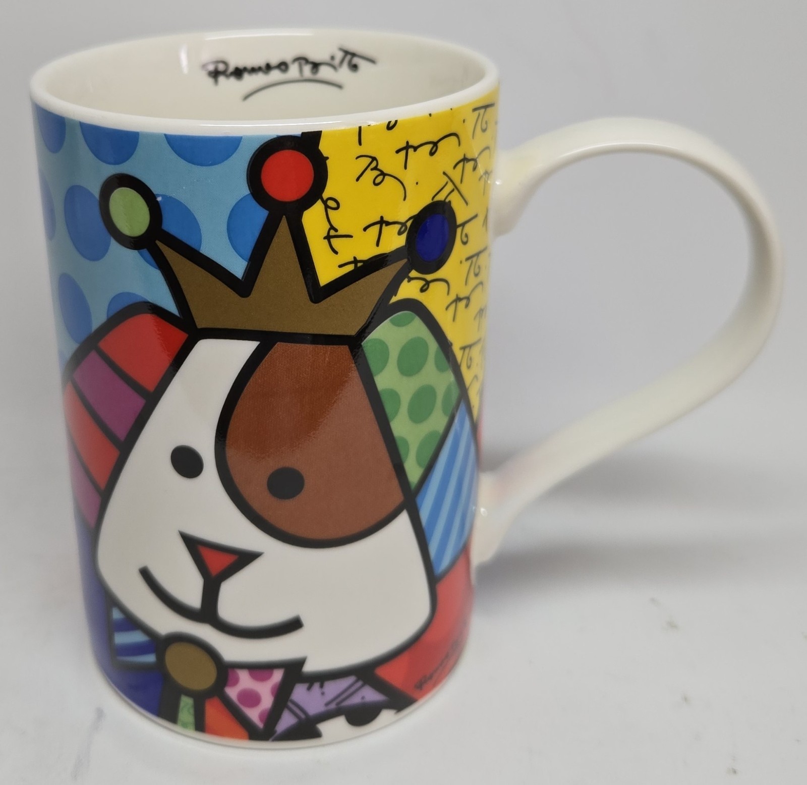 ROMERO BRITTO 'Royalty Dog' 2018 Anniversary Special Edition 11 oz. Mug Cup gallery