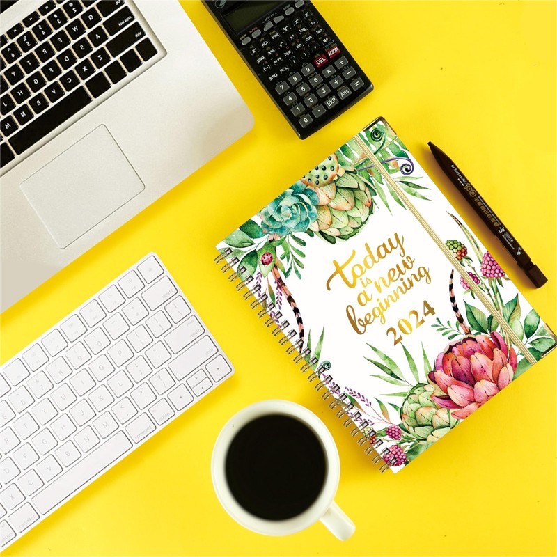 2024 Planner, Weekly and Monthly Planner from Jan 2024 - Dec 2024, 6.25" x 8.... gallery