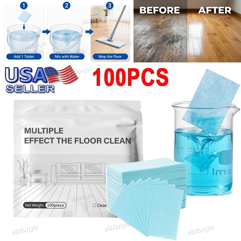 100-300PC Multi-surface Floor Cleaning Tablets, Multiple Effect the floors Clean gallery