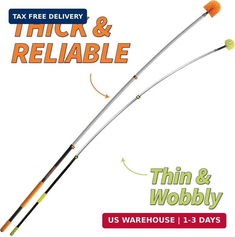 5-24 ft Long Telescoping Extension Pole // Multi-Purpose Extendable Pole with Un gallery