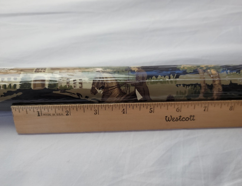 Thibaut Equestrian Black Single Roll Wallpaper Horse Hunting Dog 27 in x 15 ft gallery