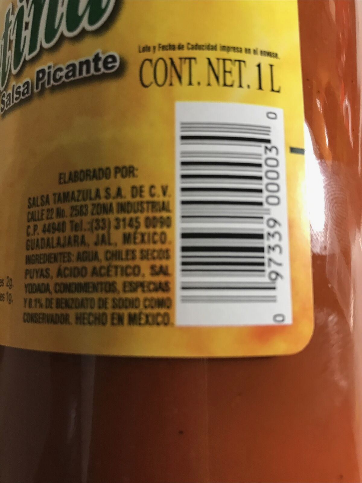 Salsa VALENTINA Picante Mexican Valentina Hot 1L/34Oz Mexican Favorite Salsa gallery