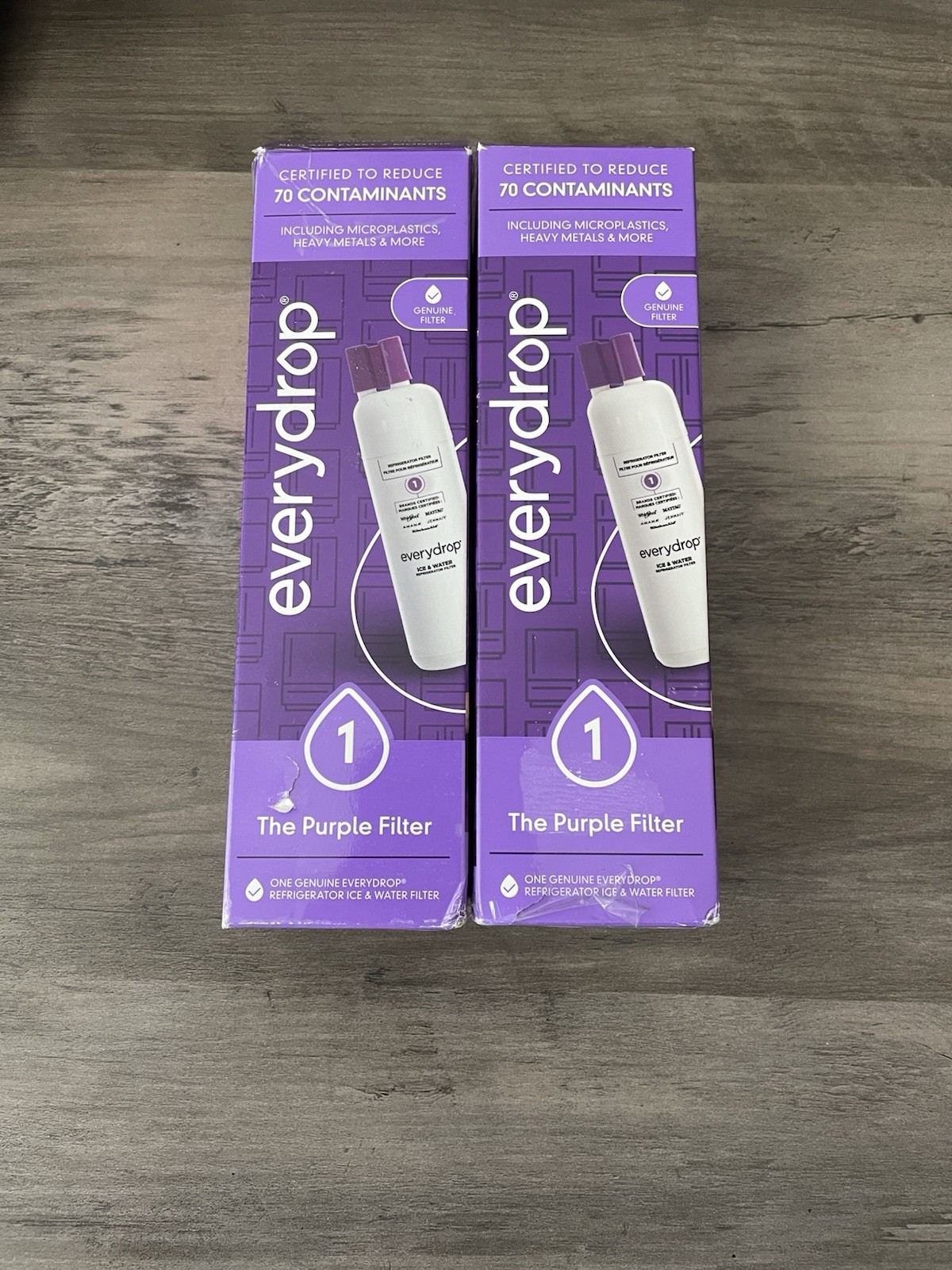 2 PACK ΕVΕRYDROP ΕDR1RXD1 Refrigerator ICE Water Filter 1 Replacement New gallery
