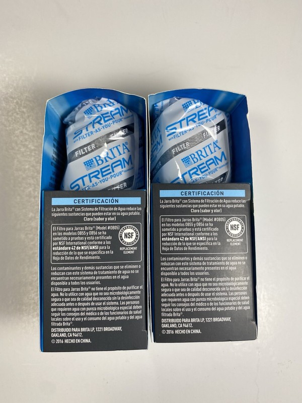 2 Original BRITA STREAM Filter As You Pour Pitcher Replacement Cartridges 0B05 gallery