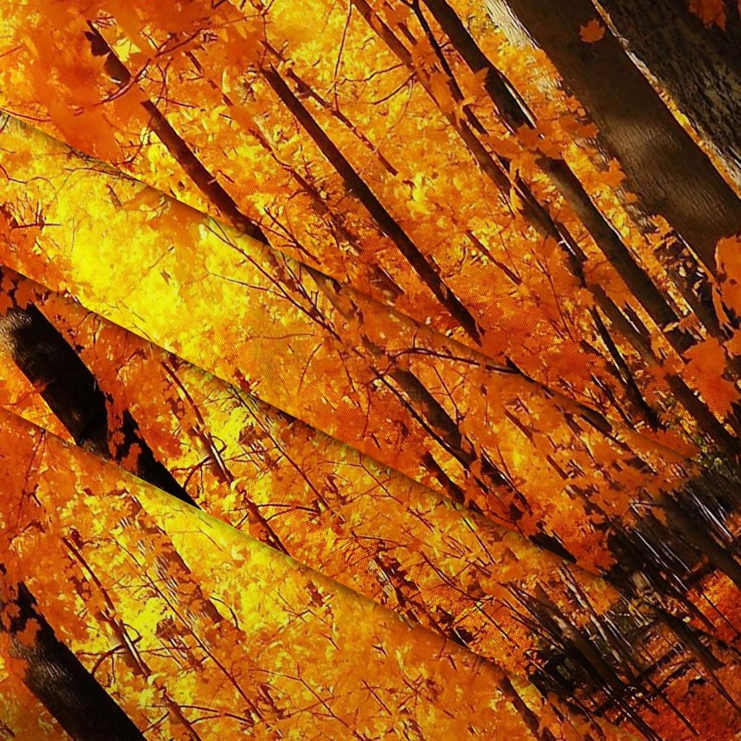 LB Fall Tapestry Wall Hanging Maple Forest in Autumn 3D 40L x 60W, Orange3 gallery