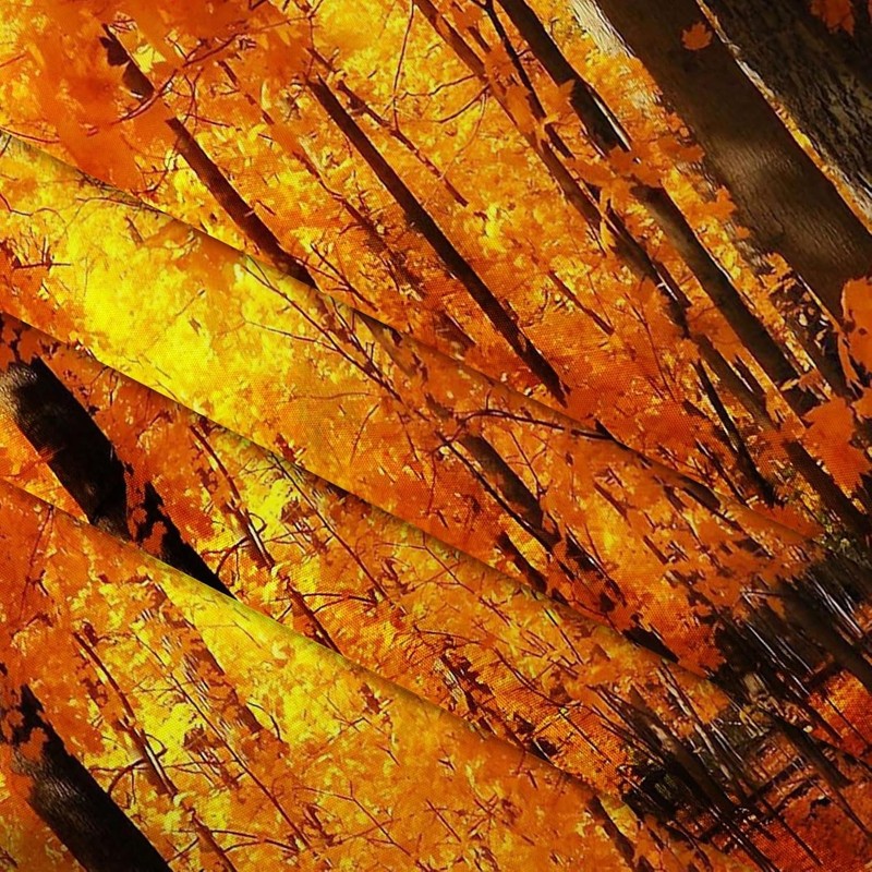 LB Fall Tapestry Wall Hanging Maple Forest in Autumn 3D 40L x 60W, Orange3 gallery