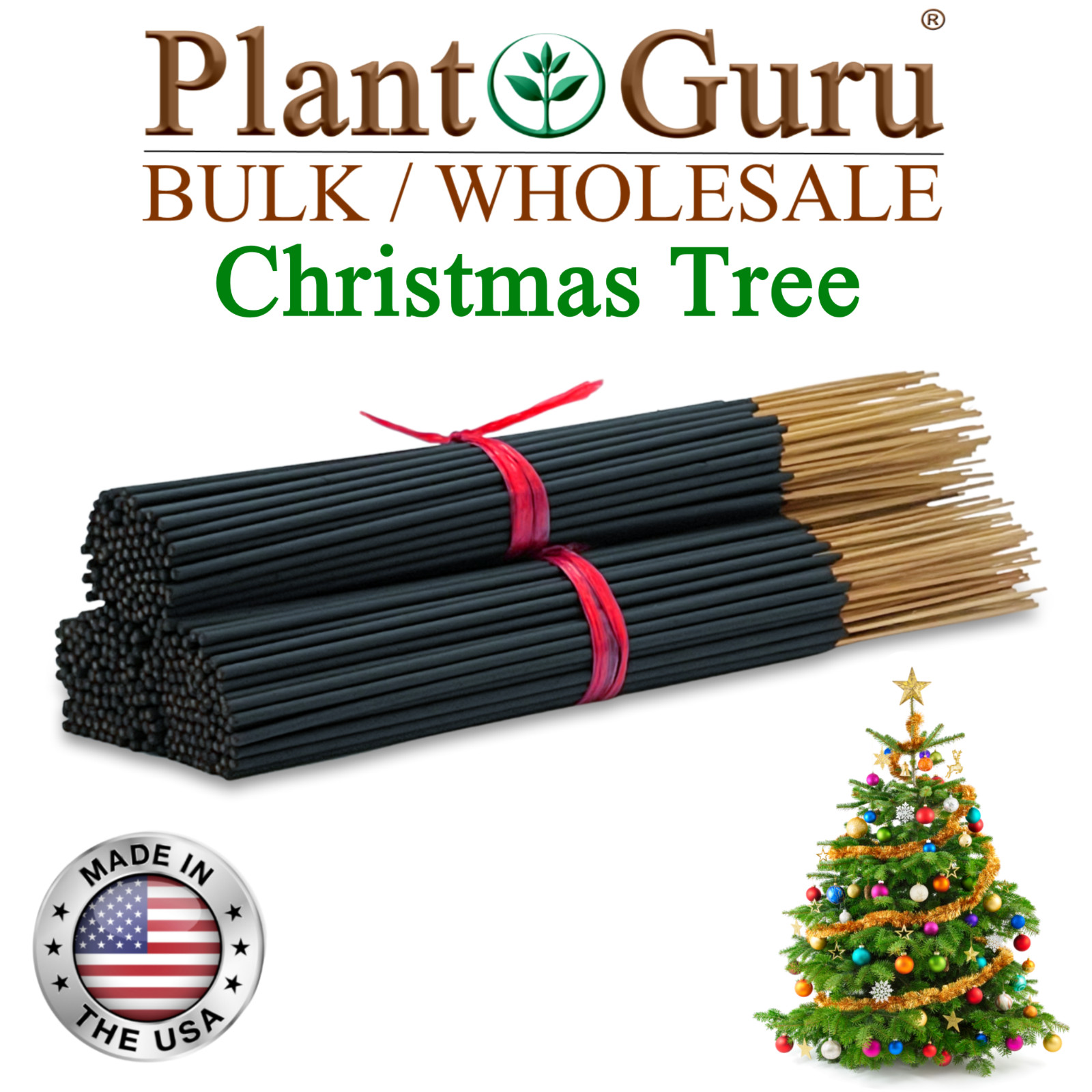 CHRISTMAS TREE Incense Sticks 11" Bulk Pack Wholesale Hand Dipped Lot gallery