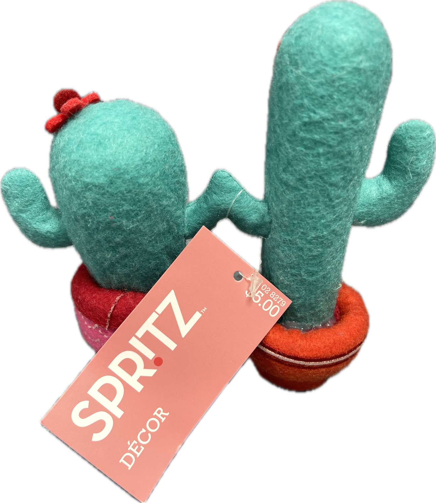 Target Spritz Valentines Day Felt Cactus Duo Decor Figure 5 inch NEW W/ TAG 2025 gallery