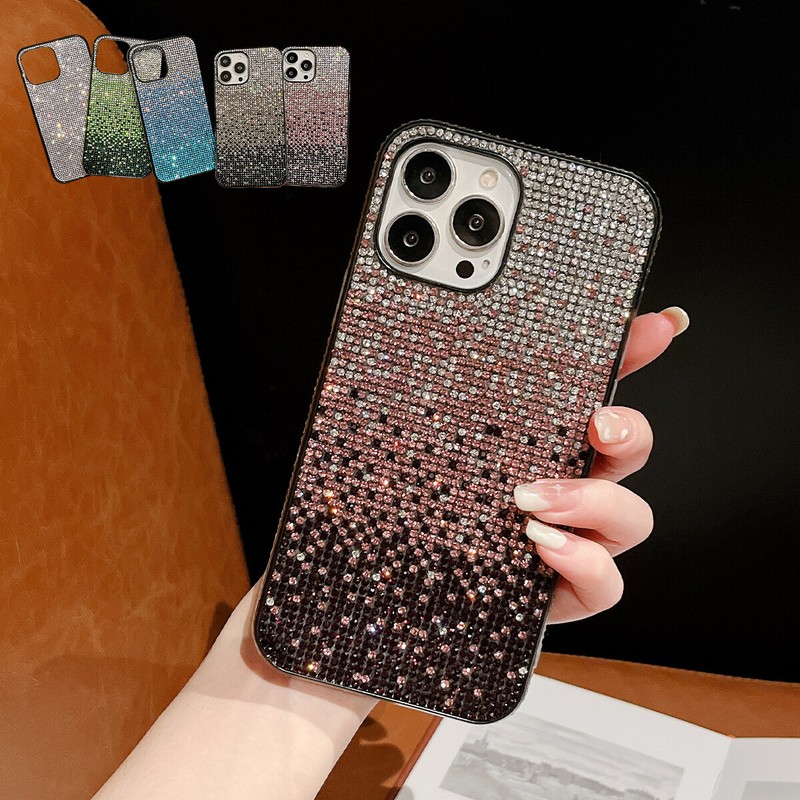 For iPhone 16 Pro Max 15 14 13 12 Crystal Glitter Diamond Bling Sparkle Case gallery
