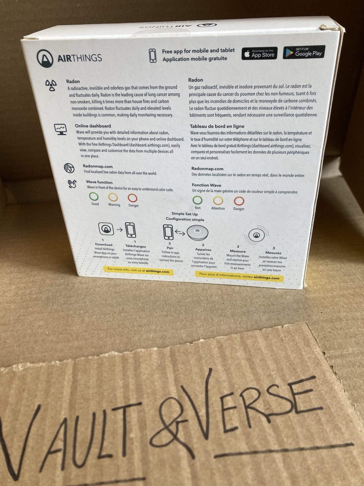 Airthings Wave 2nd Generation Smart Radon Detector - New And Sealed gallery