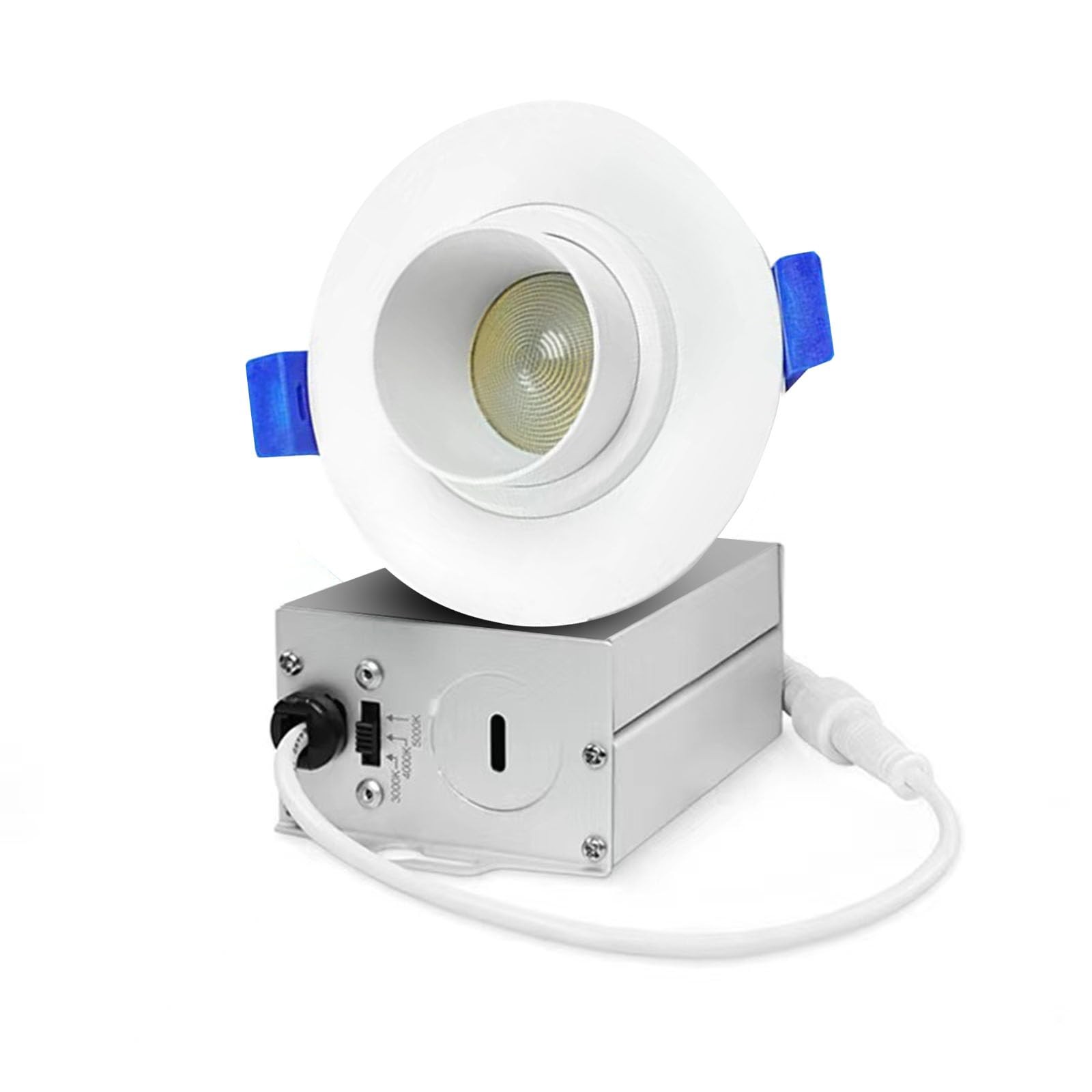 Waterproof recessed Shower Light,3 inch COB Ultra-Thin 9W with Junc... gallery