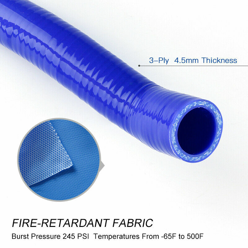 1 Meter Straight Universal Silicone Hose Various Sizes 40" Length Coupler Tube gallery