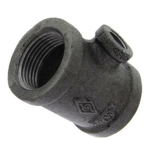 Black Malleable Iron 2 Sizes Reducing Tee with Female Thread gallery