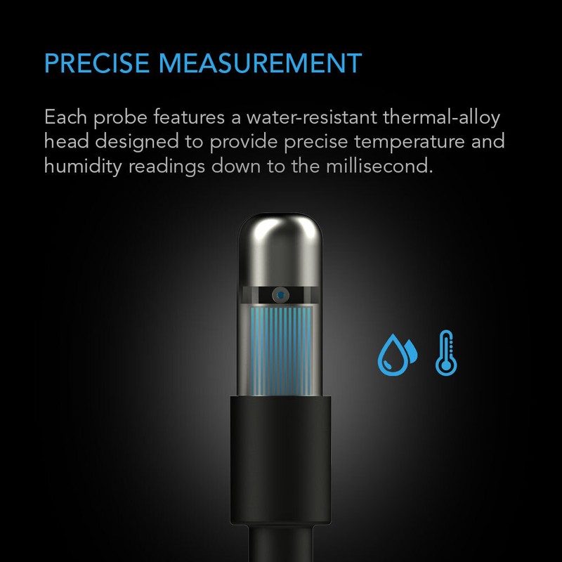 Temperature Humidity Sensor Probe for AC Infinity T-Series Controller, 20-Feet gallery