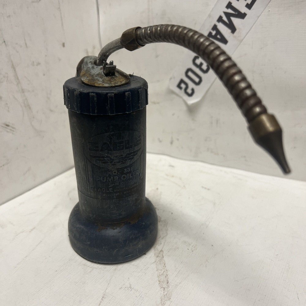 Vintage Eagle 33F Pump Oiler- with Flexible Metal Spot -