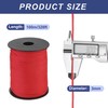 1/8" Polypropylene Rope Braided Ropes 328ft Nylon Rope Hollow Utility Cord Red gallery