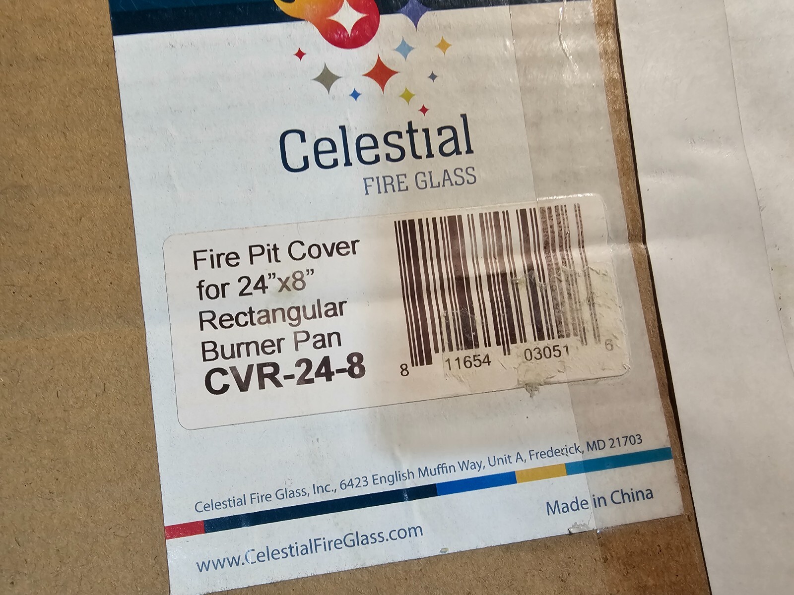 Celestial Rectangular Stainless Steel Cover CVR-24-8 for 24”x8” Burner Pan gallery
