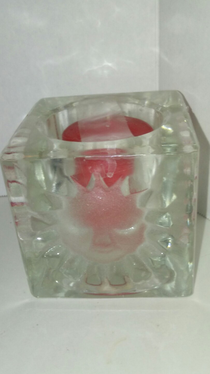 Sun Design Cube Candle Holder With Candle gallery