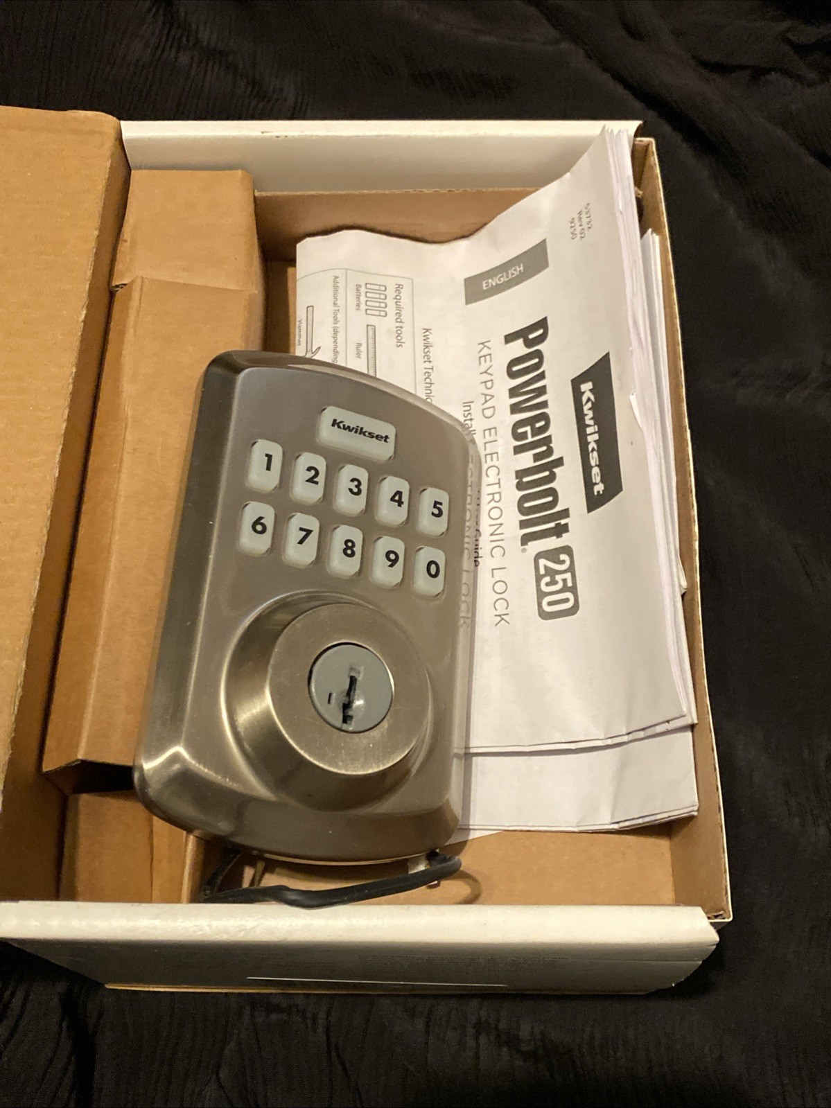 Kwikset Powerbolt 250 10-Button Keypad Transitional Electronic Keyless entry gallery