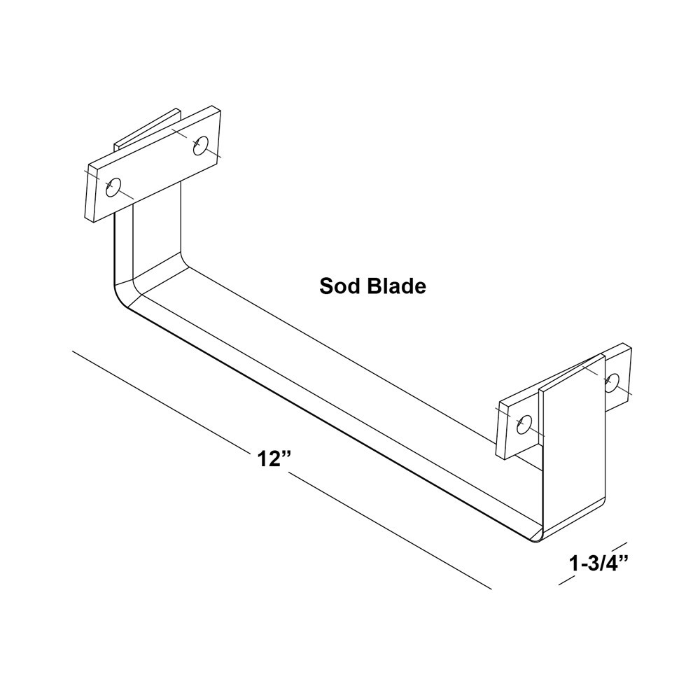 Maxim 12-In. Sod Blade Only - Replacement Blade For Maxim Sod Kicker GWG311001 gallery