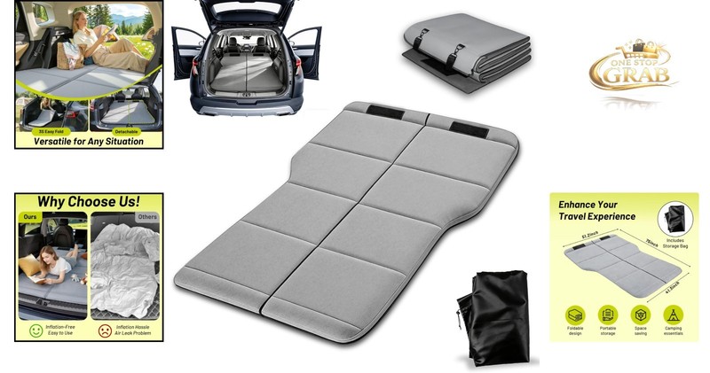 SUV Car Mattress Foldable Non-Inflatable Sleeping Pad Camping Bed, gallery