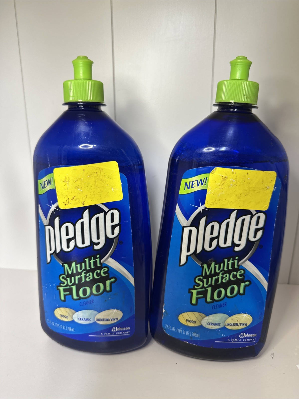 🌀2 PLEDGE Multi-surface Floor Cleaner 27Fl Oz Wood Ceramic Vinyl 2006 ORIGINAL gallery