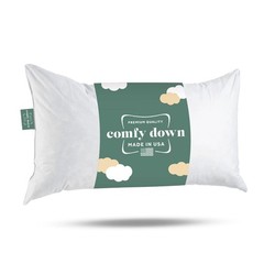 14×36 Throw Pillow Insert, Down & Feather Fill, 100% Cotton Cover, Made in US…