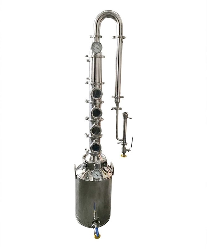 Reflux Still Complete Setup 26 Gal 100L Stainless Tri Clamp Moonshine Distiller gallery