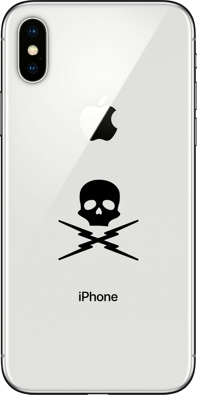 Death Proof Skull Vinyl Decals Phone Helmet Small Stickers Set of 6 gallery