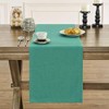 Basic Linen Style Table Runner, 14 x 48 Inch Rustic 14x48 Inch Teal Chambray gallery