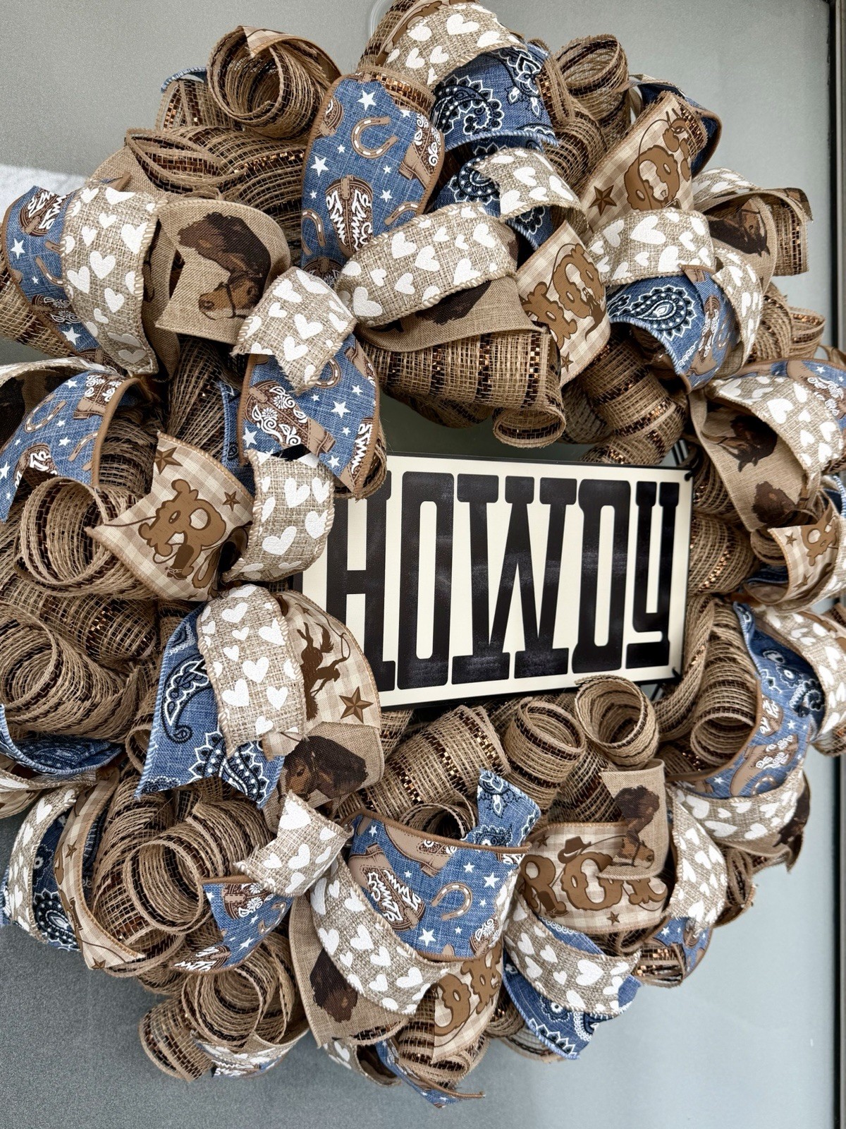 Howdy Rodeo Western Wreath, 25” In Diameter gallery
