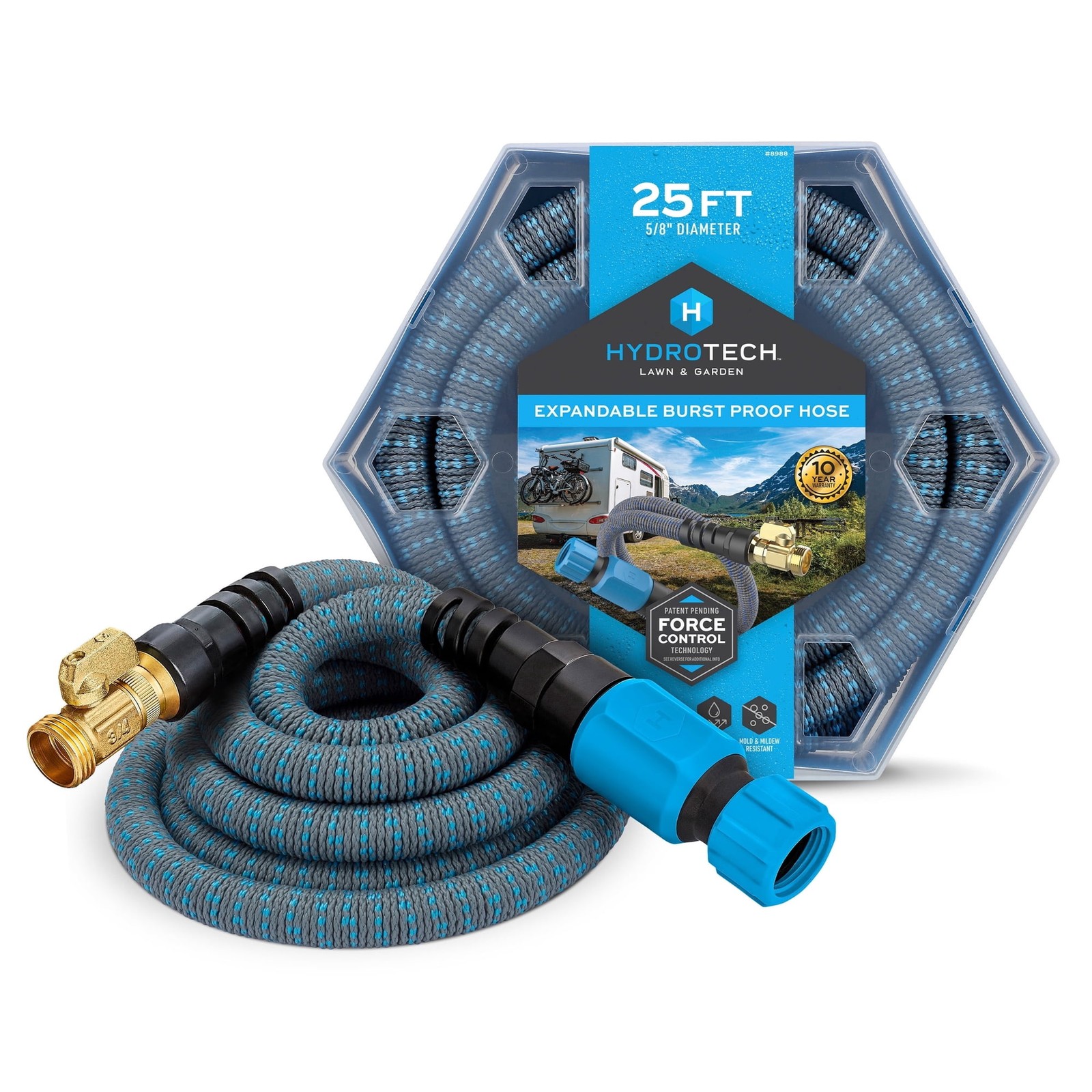 HydroTech 5/8 Inch x 25 ft Expandable Burst Proof Garden Hose gallery