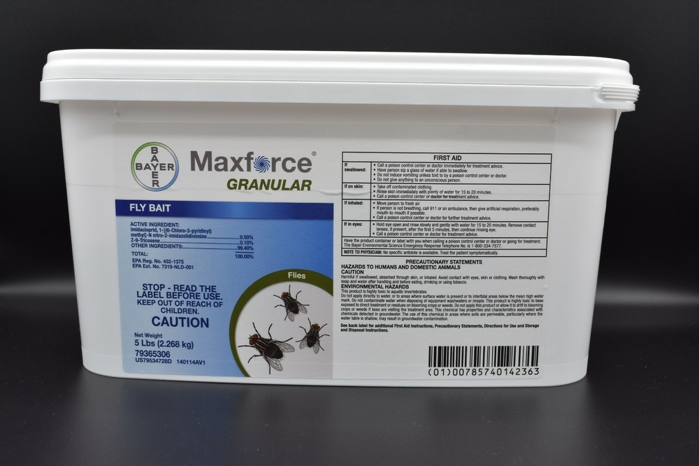 Maxforce Granular Fly Bait 5 lbs Is Fast Acting Last 30 Day to Kill Flies