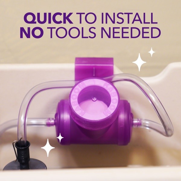 KABOOM Scrub Free Continuous Toilet Cleaning System 1 Device 1 pouch gallery
