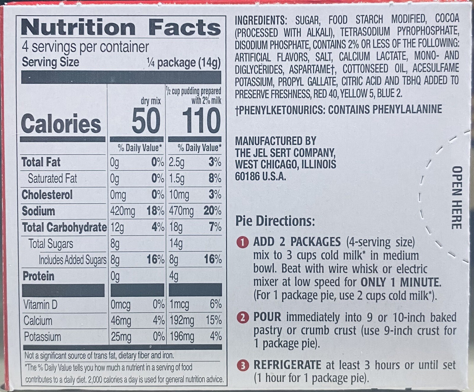 Royal CHOCOLATE Instant Pudding & Pie Filling Mix Dessert 2.03 oz Box gallery