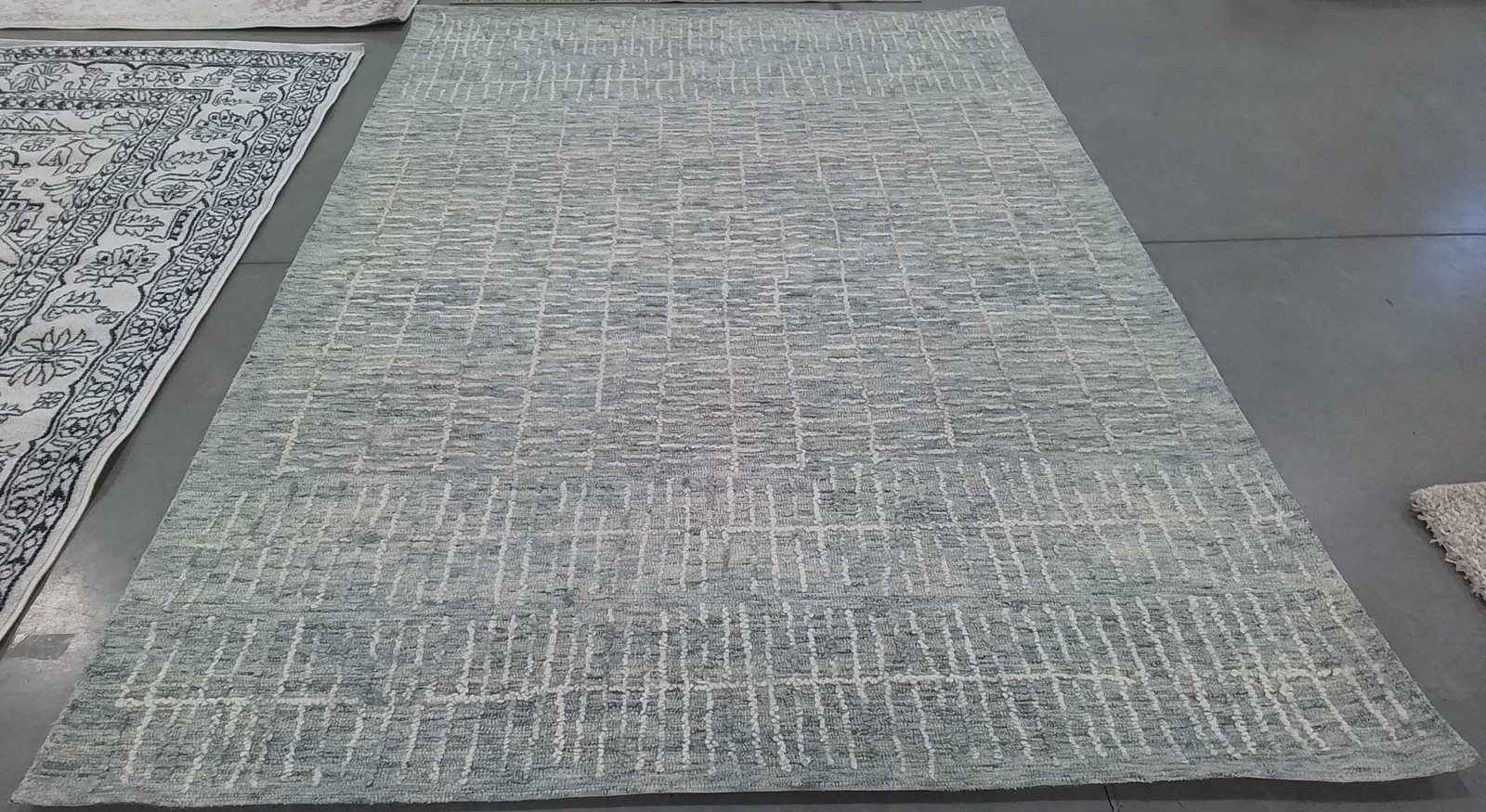 LIGHT BLUE / IVORY 6'-0" x 9'-0" Damaged Rug, Reduced Price 1172795100 ABT283L-6 gallery