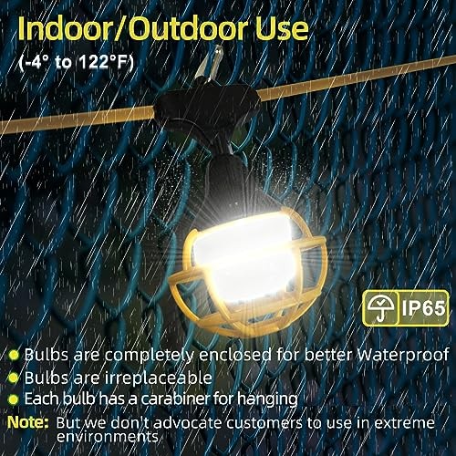 50FT Construction String Lights, 85W 8000ML Led String Work Light, 1 pack gallery