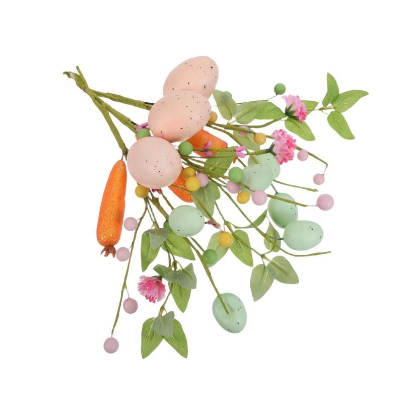 3 Pcs Easter Egg Tree Spring Floral Stems Artificial Decorations gallery