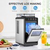 COWSAR Ice Maker Countertop, Portable 26LBS / 24H, Black and Silver gallery