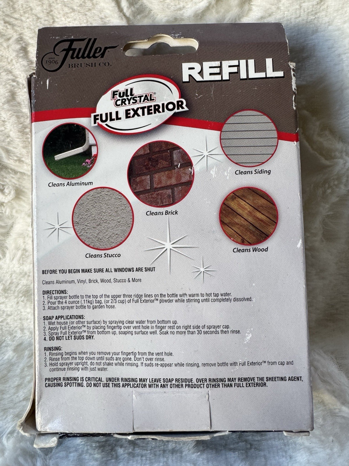 Full Exterior Refill Kits-Crystal Powder Outdoor Cleaner Packets Non-Toxic, 2 Pk gallery